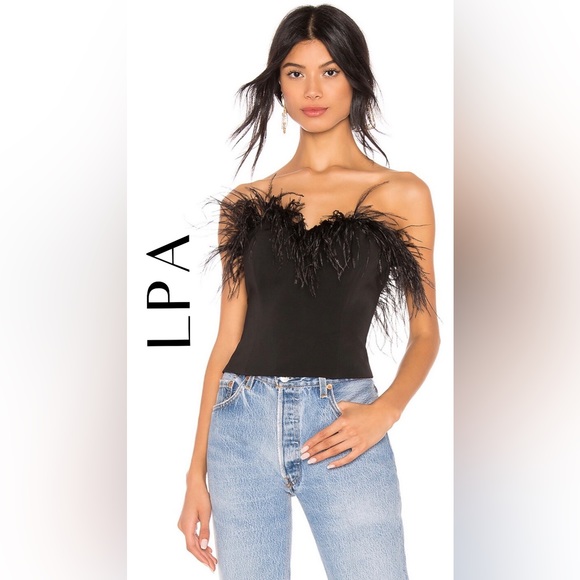 LPA Tops - REVOLVE LPA Aida Top in Black